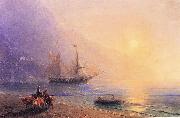 Ivan Aivazovsky Loading Provisions off the Crimean Coast France oil painting artist